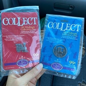 Hallmark 25th anniversary keepsake collectors pins